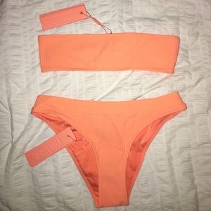 Orange triangl bikini